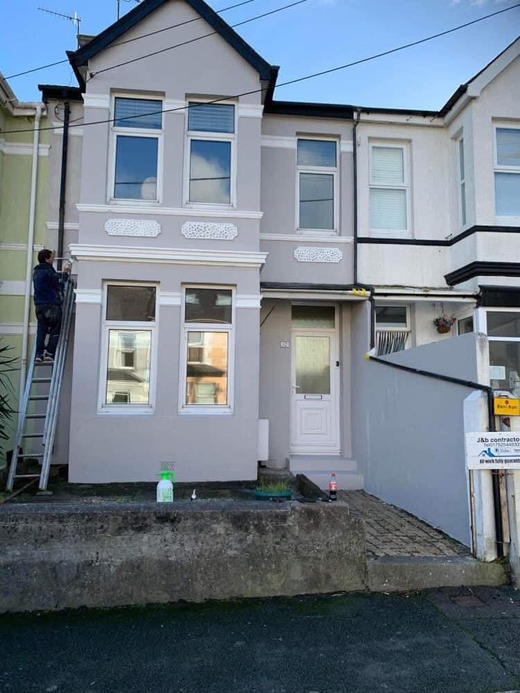 Completed roof replacement project in Bovey Tracey