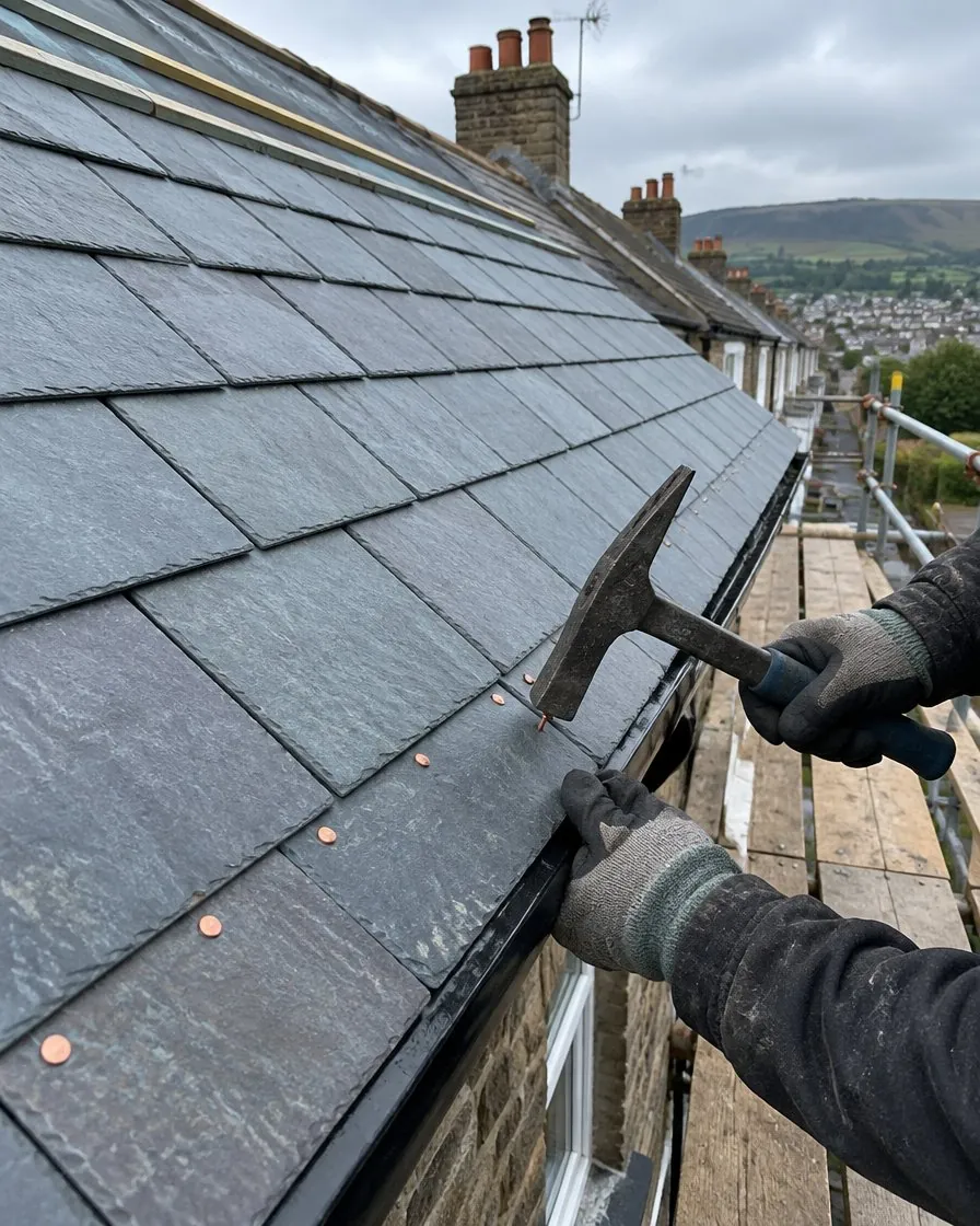 Slate roofing in Bovey Tracey